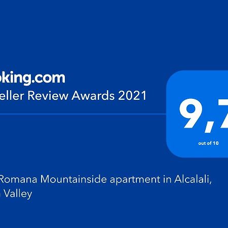 Villa Romana Mountainside Apartment In Alcalali, Jalon Valley 外观 照片