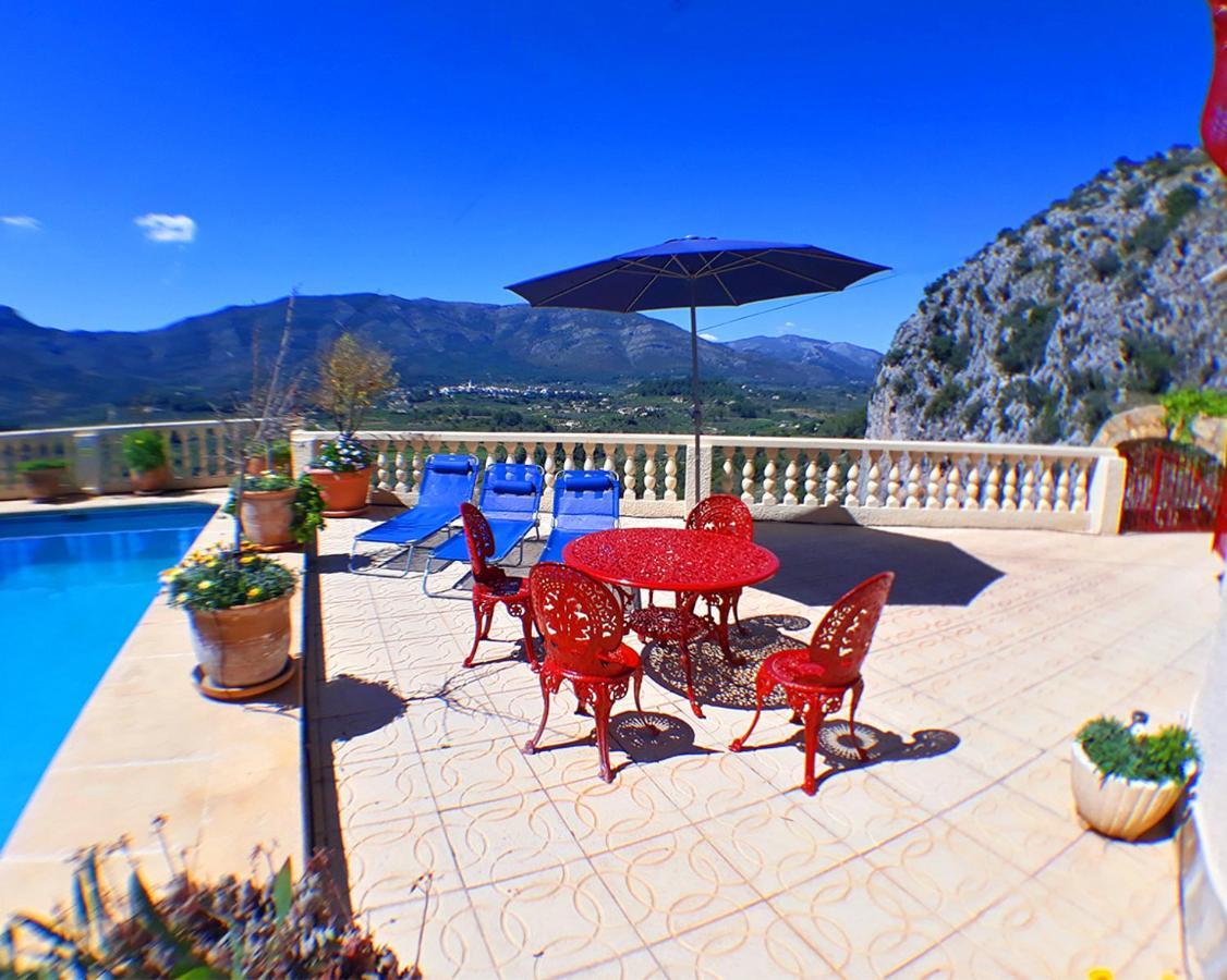 Villa Romana Mountainside Apartment In Alcalali, Jalon Valley 外观 照片